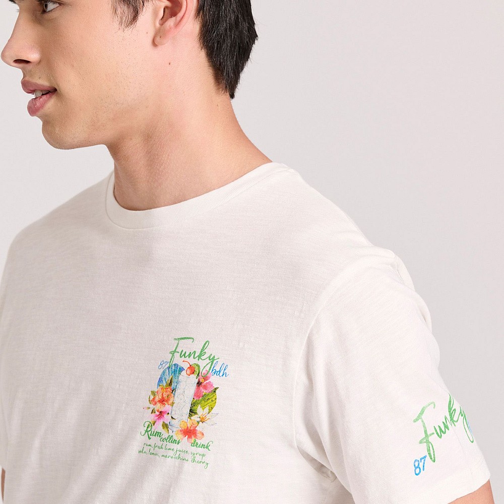 FUNKY BUDDHA Ανδρικό T-Shirt FBM009-088-04