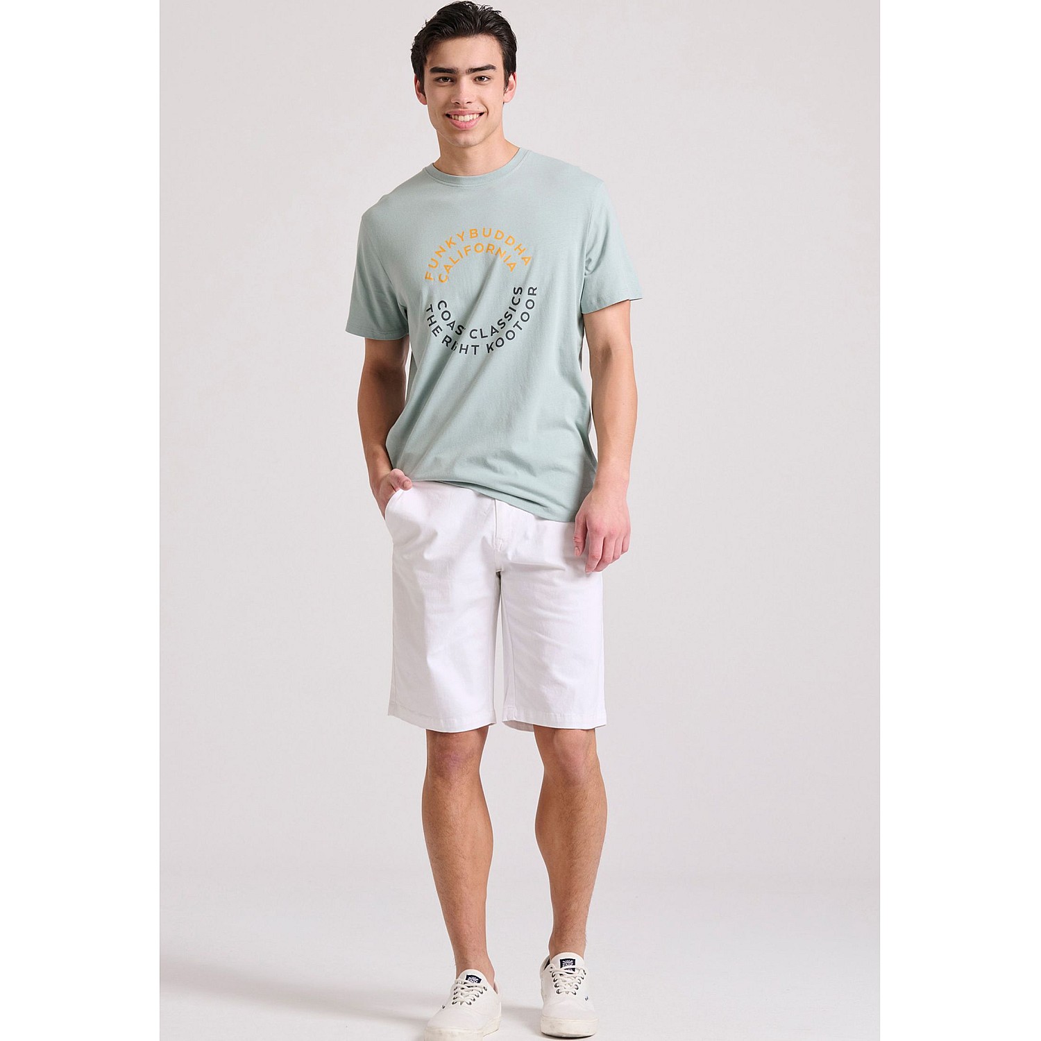 FUNKY BUDDHA Ανδρικό T-Shirt FBM009-089-04