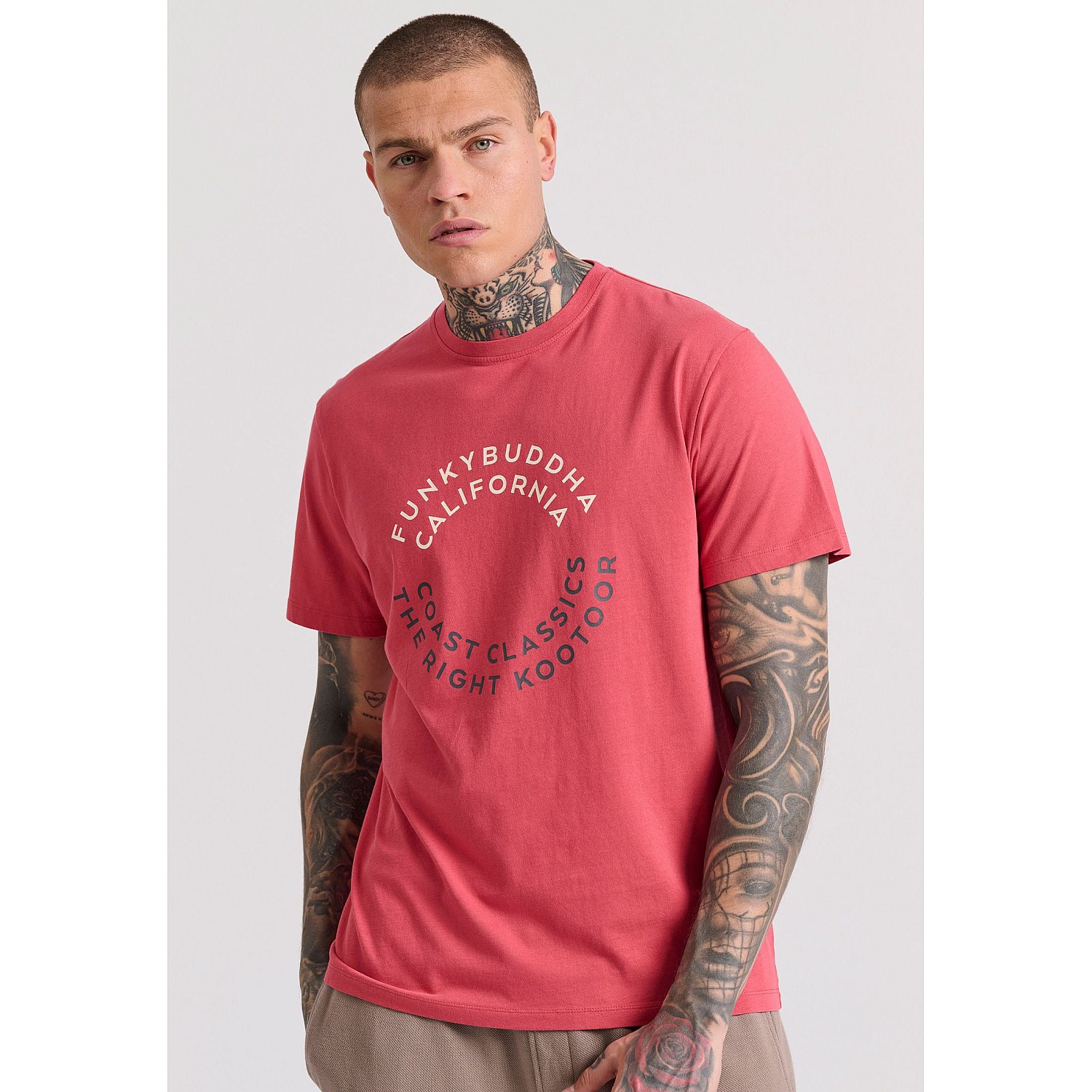 FUNKY BUDDHA Ανδρικό T-Shirt FBM009-089-04