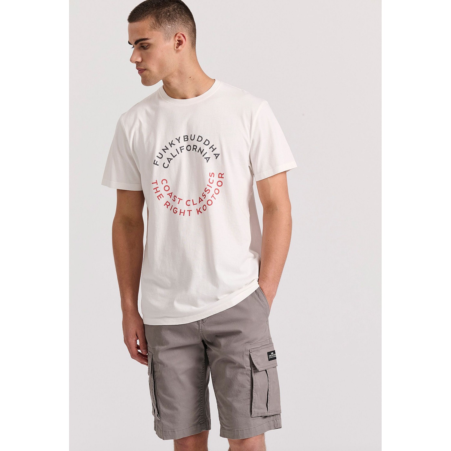 FUNKY BUDDHA Ανδρικό T-Shirt FBM009-089-04