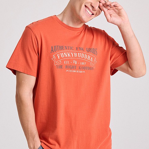 FUNKY BUDDHA Ανδρικό T-Shirt FBM009-093-04