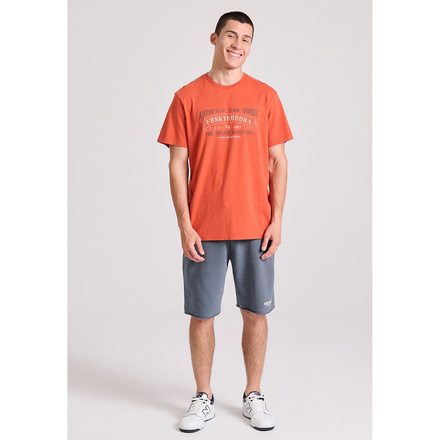 FUNKY BUDDHA Ανδρικό T-Shirt FBM009-093-04