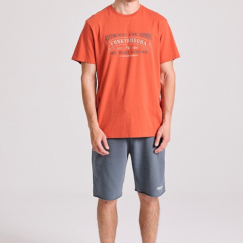 FUNKY BUDDHA Ανδρικό T-Shirt FBM009-093-04