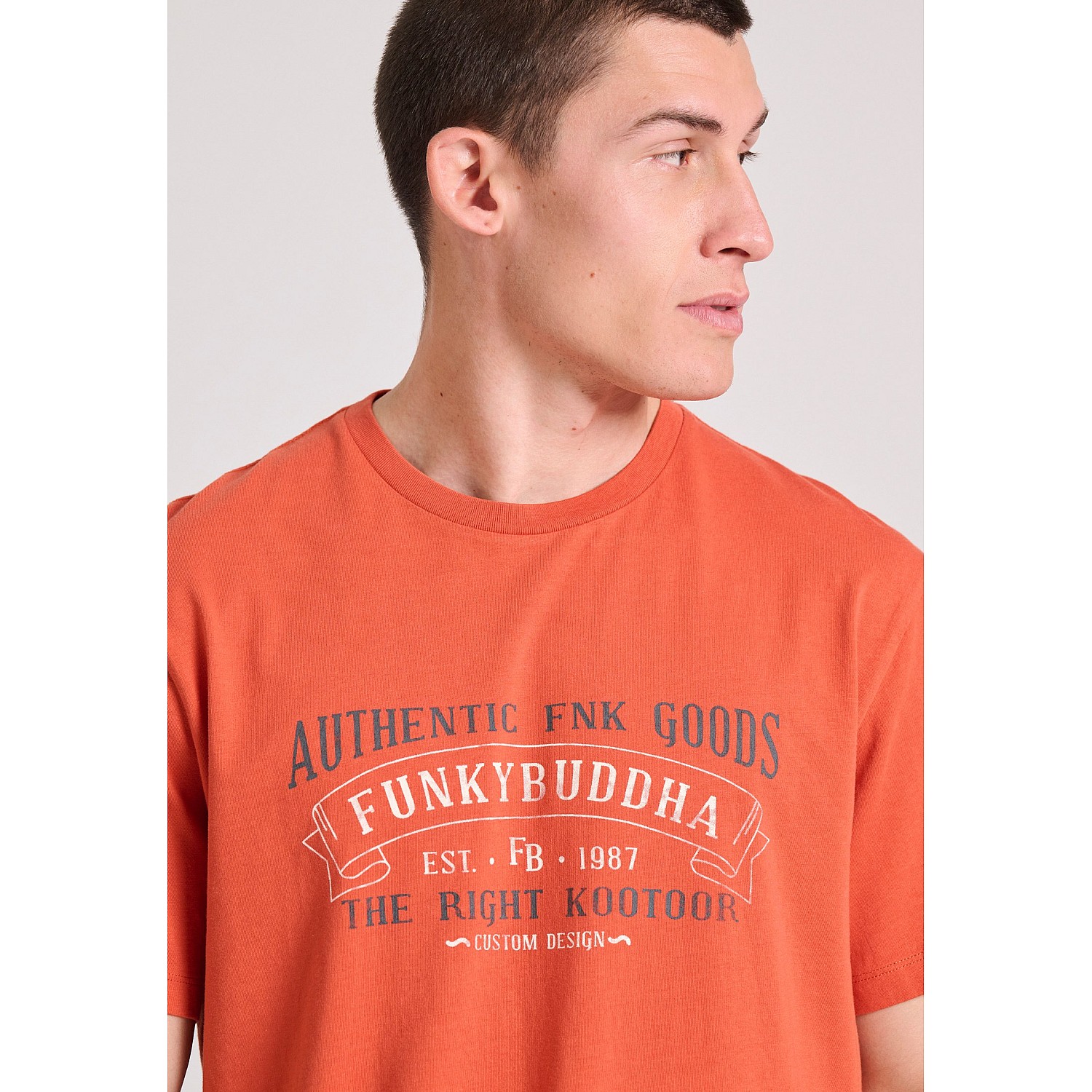 FUNKY BUDDHA Ανδρικό T-Shirt FBM009-093-04