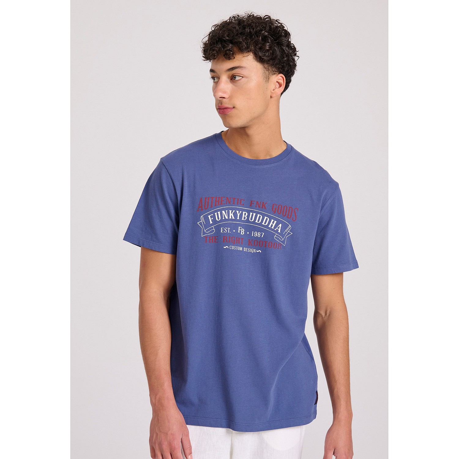 FUNKY BUDDHA Ανδρικό T-Shirt FBM009-093-04