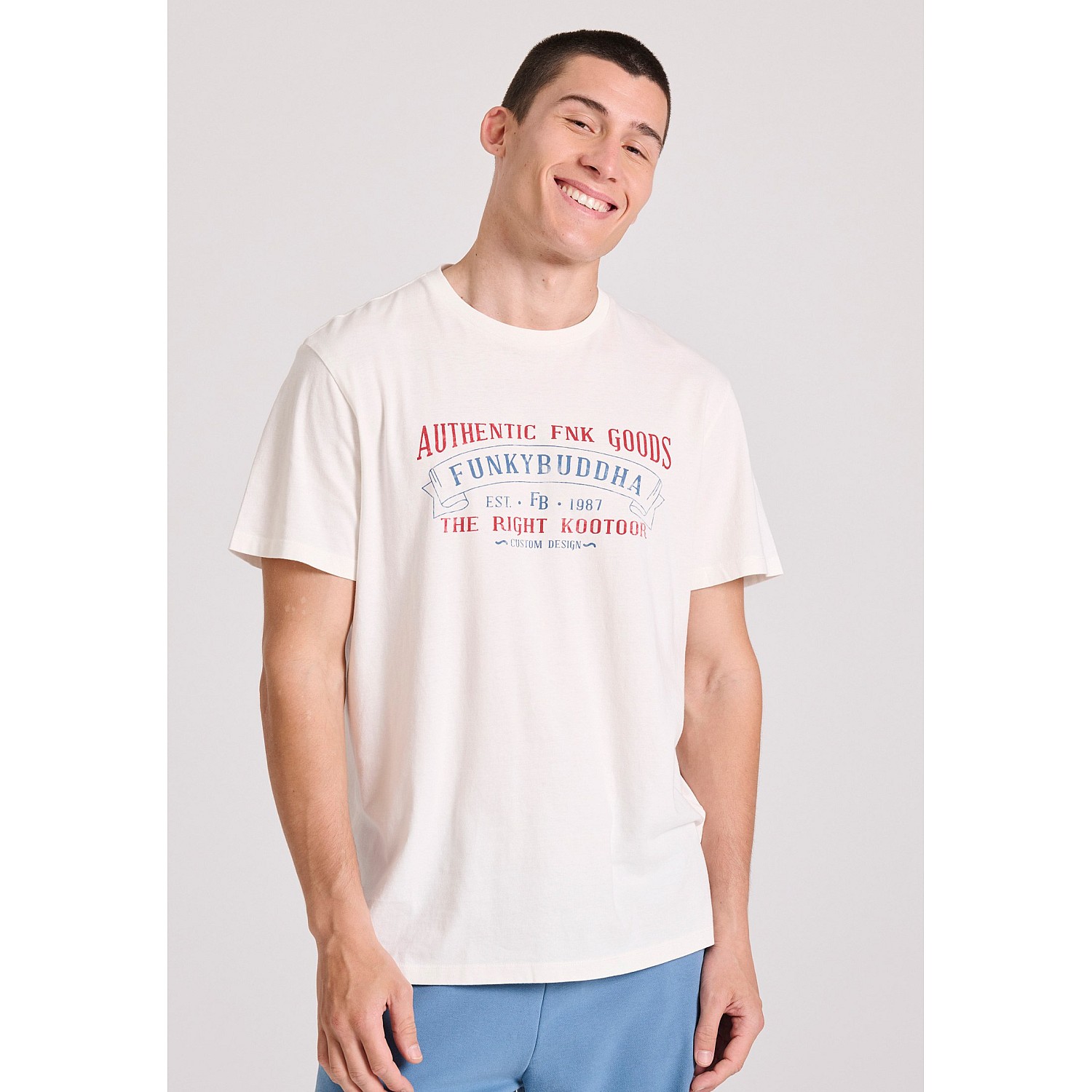FUNKY BUDDHA Ανδρικό T-Shirt FBM009-093-04