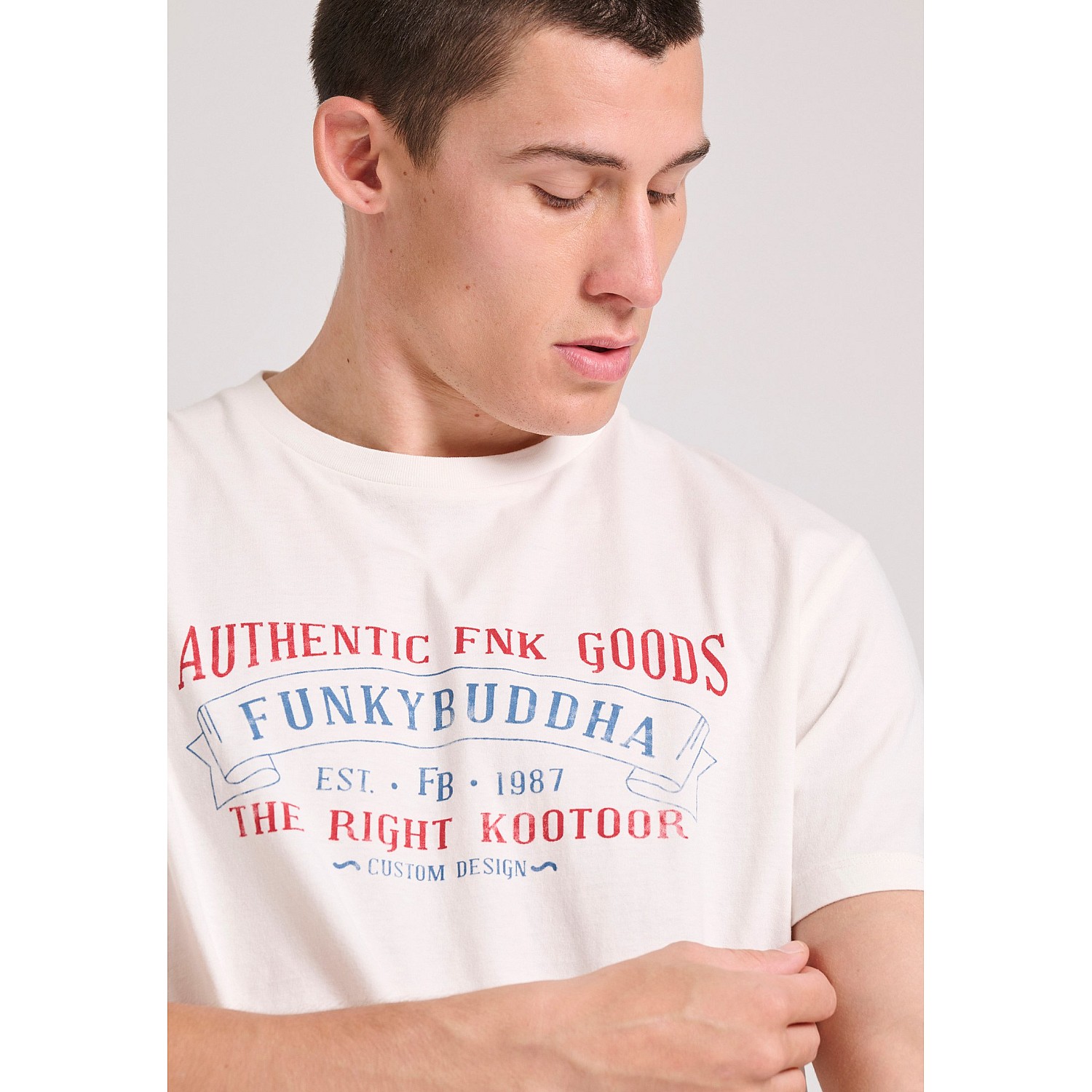 FUNKY BUDDHA Ανδρικό T-Shirt FBM009-093-04