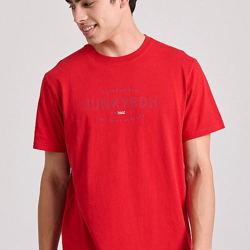 FUNKY BUDDHA Ανδρικό T-Shirt FBM009-094-04