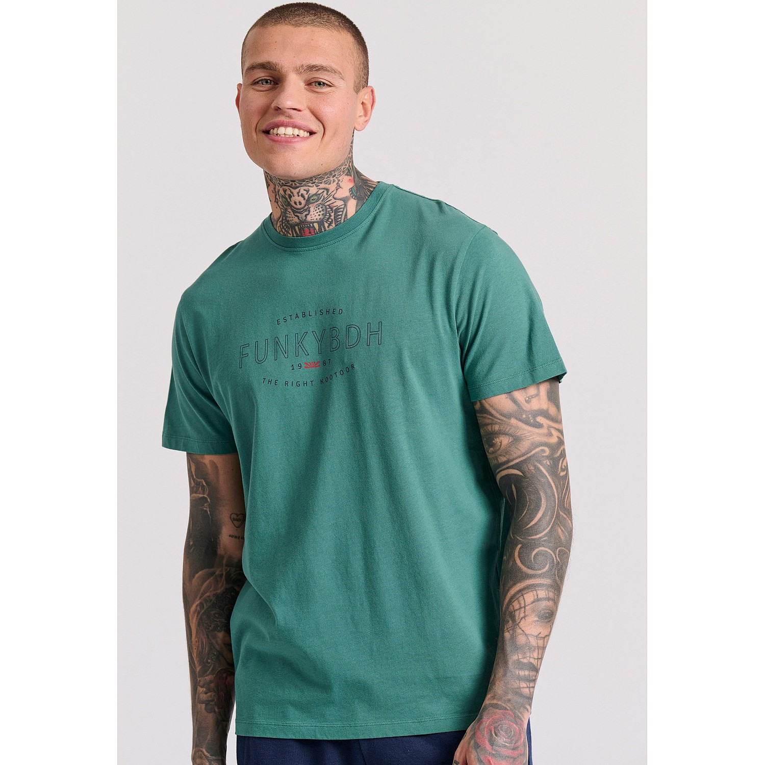 FUNKY BUDDHA Ανδρικό T-Shirt FBM009-094-04