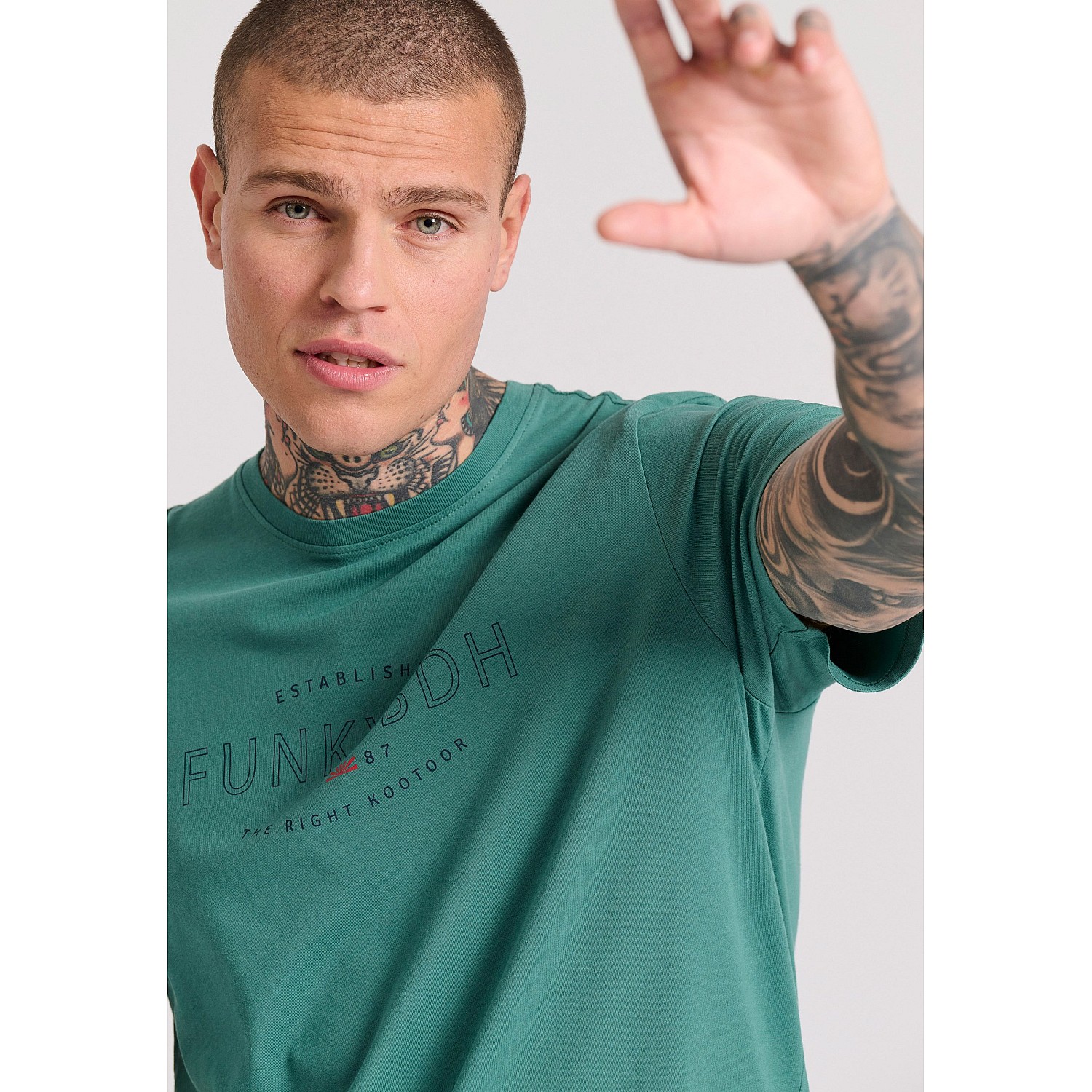 FUNKY BUDDHA Ανδρικό T-Shirt FBM009-094-04