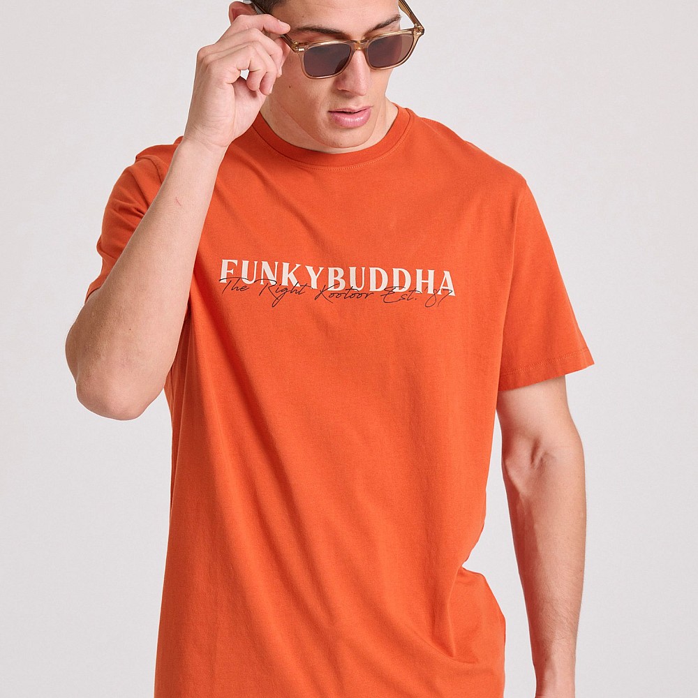 FUNKY BUDDHA Ανδρικό T-Shirt FBM009-095-04