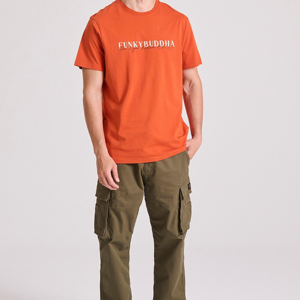 FUNKY BUDDHA Ανδρικό T-Shirt FBM009-095-04