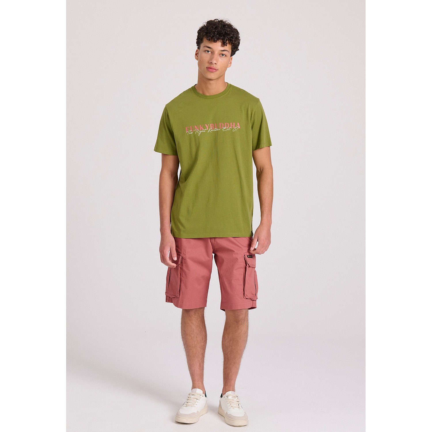 FUNKY BUDDHA Ανδρικό T-Shirt FBM009-095-04