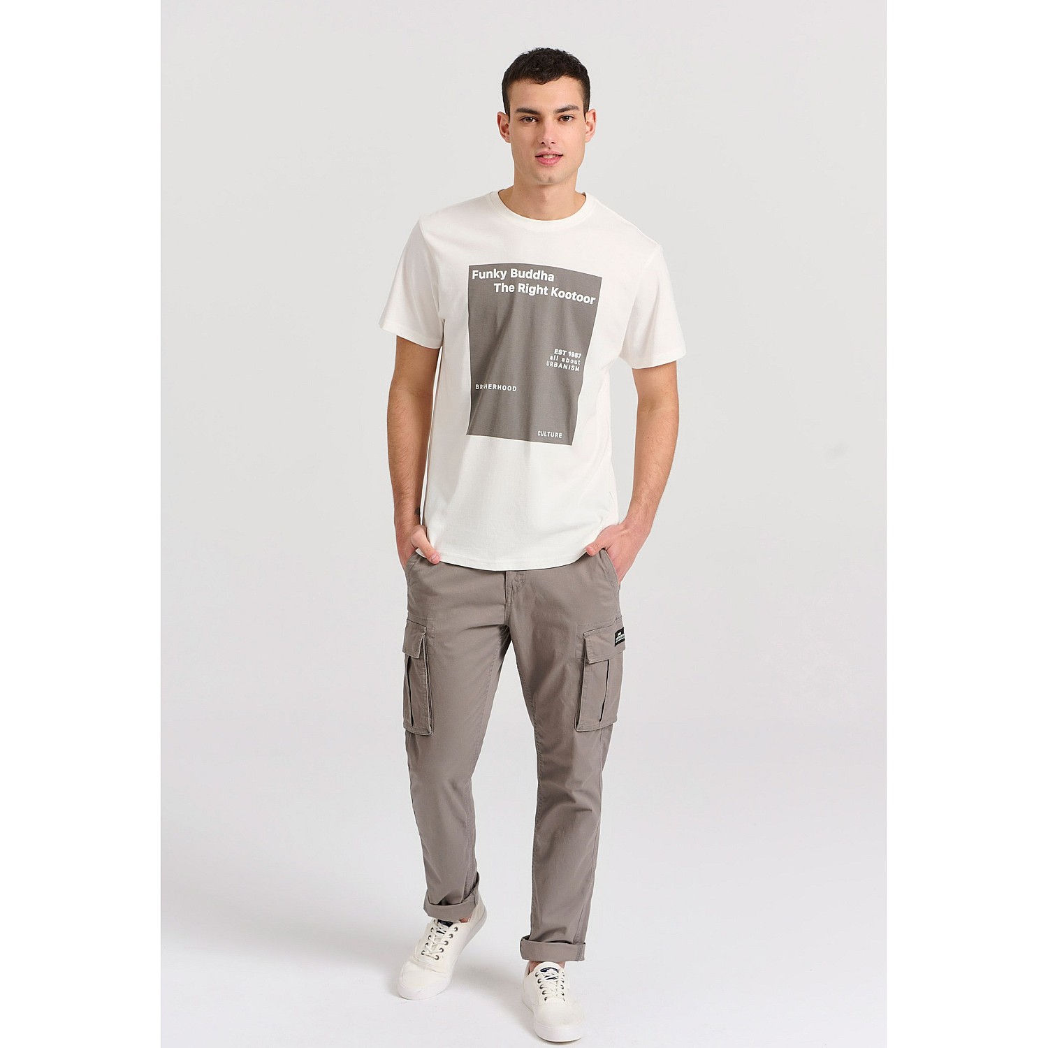 FUNKY BUDDHA Ανδρικό T-Shirt FBM009-311-04