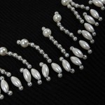 CAVALIERI Φόρεμα Πλεκτό Ζιβάγκο με Πέρλες FF01858