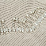 CAVALIERI Φόρεμα Πλεκτό Ζιβάγκο με Πέρλες FF01858