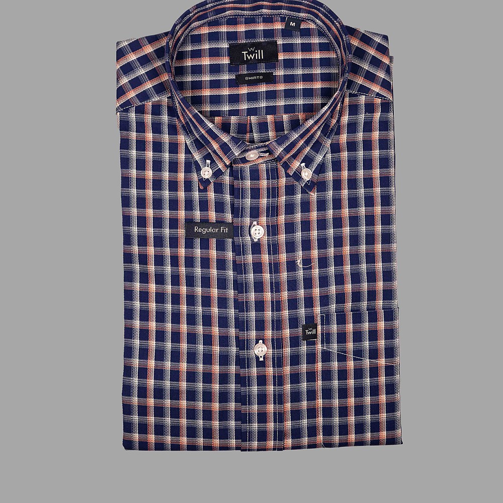 Twill Ανδρικό Πουκάμισο SPORT M.M 100% COTTON ΚΑΡΩ