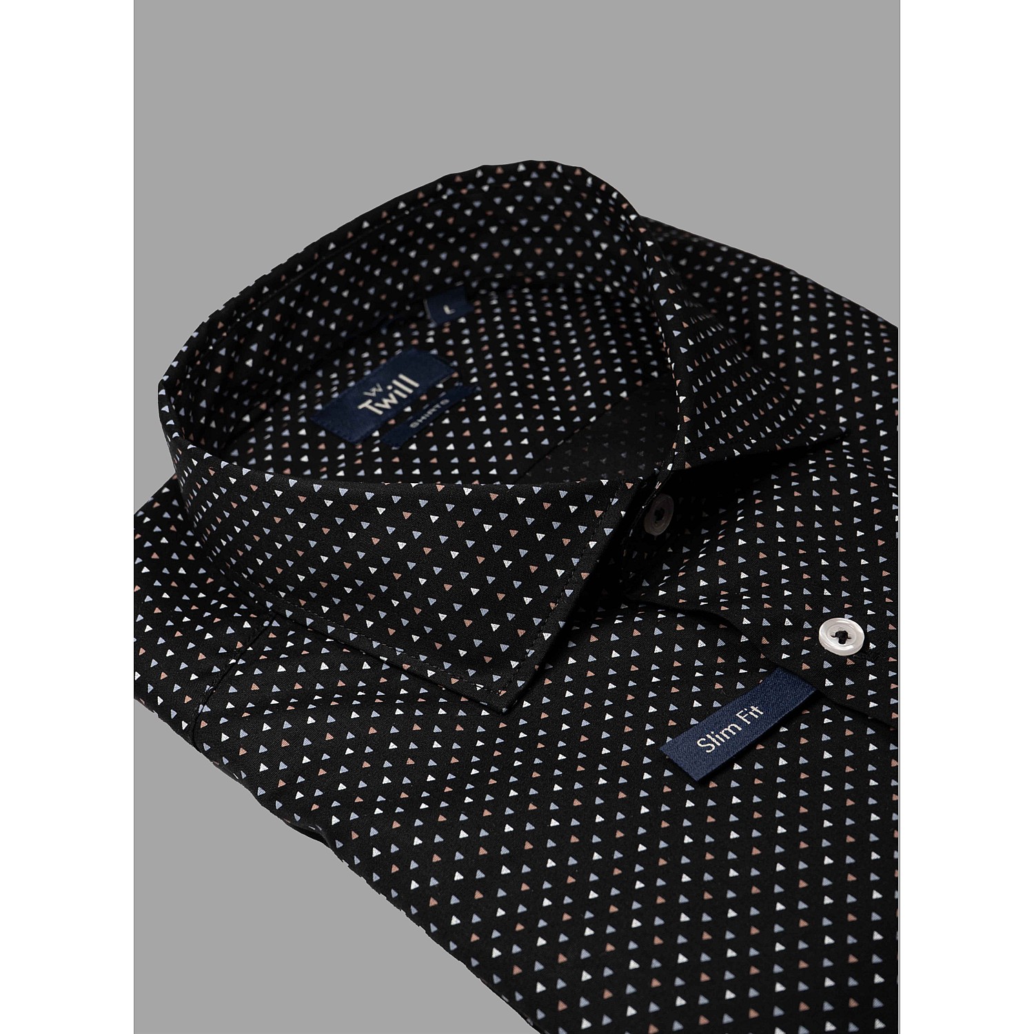Twill Ανδρικό Πουκάμισο SPORT M.M 97% COTTON 3% ELASTAN ΣΧΕΔΙΑ