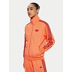 ADIDAS ORIGINALS JP2294 UNISEX FLEECE JACKET - FIREB
