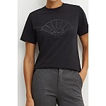 KARL JEANS Γυναικεία Μπλούζα Κ.Μ. Fan Rhinestone 12345