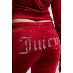 Juicy Couture Diamante Tina Παντελόνι Φόρμας Βελουτέ Juicy Couture Diamante Tina Παντελόνι Φόρμας Βελουτέ