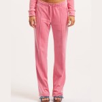 Juicy Couture Diamante Tina Παντελόνι Φόρμας Βελουτέ Juicy Couture Diamante Tina Παντελόνι Φόρμας Βελουτέ