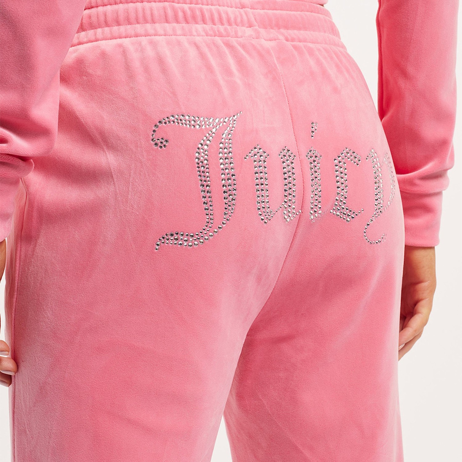 Juicy Couture Diamante Tina Παντελόνι Φόρμας Βελουτέ Juicy Couture Diamante Tina Παντελόνι Φόρμας Βελουτέ