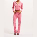 Juicy Couture Diamante Tina Παντελόνι Φόρμας Βελουτέ Juicy Couture Diamante Tina Παντελόνι Φόρμας Βελουτέ