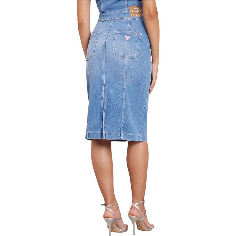 GUESS Γυναικεία Φούστα Emma Longuette W4YD45D5DD5