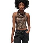 SUPERDRY Γυναικεία Μπλούζα Bout Cowl Halter Neck