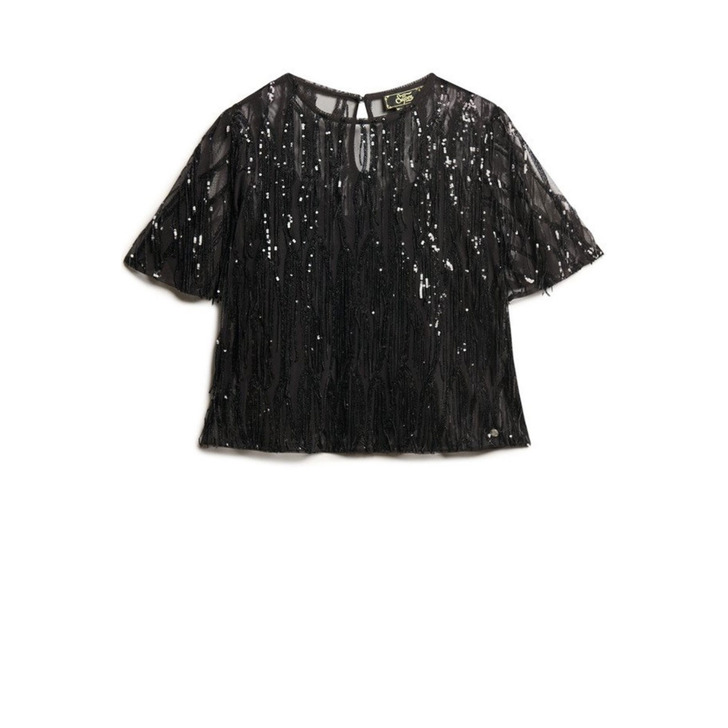 SUPERDRY Γυναικεία Μπλούζα Bout Sheer σε Στυλ Μακό