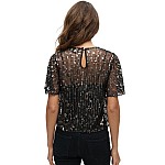 SUPERDRY Γυναικεία Μπλούζα Bout Sheer σε Στυλ Μακό
