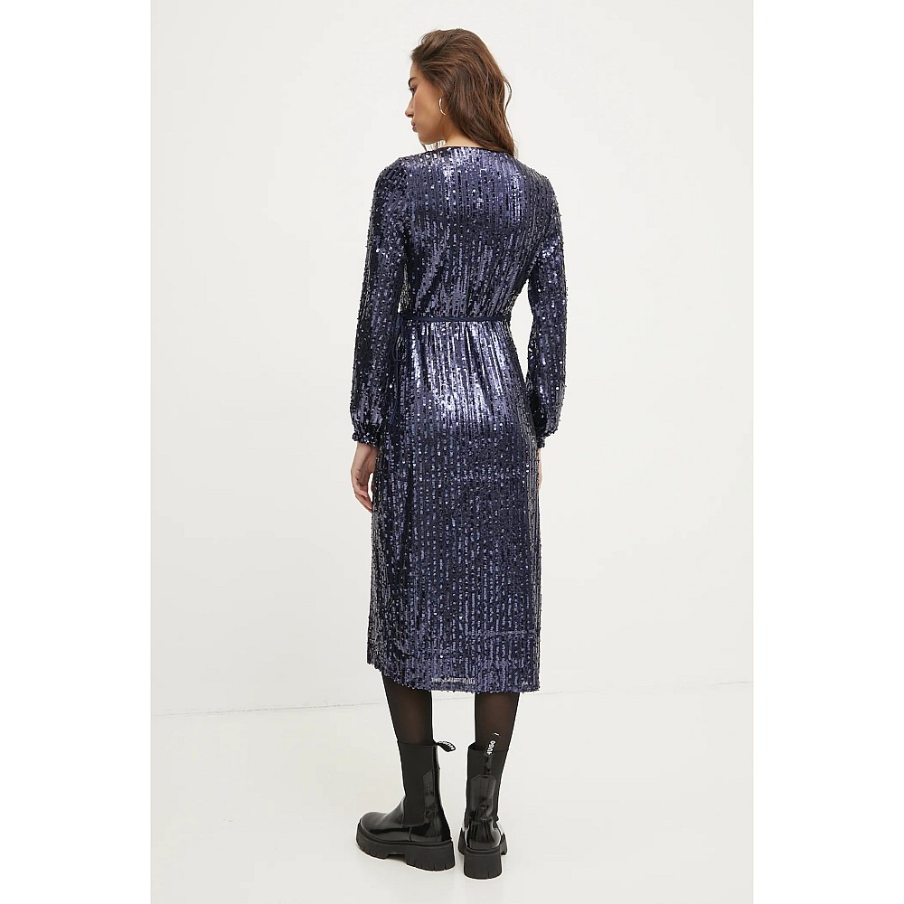 SUPERDRY Γυναικείο Φόρεμα D3 Bout Sequin Wrap Max