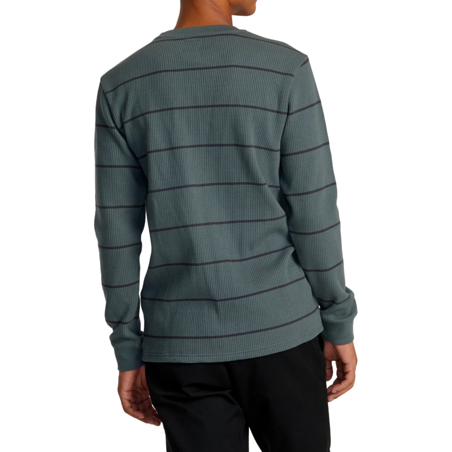 RVCA Μπλούζα DAYSHIFT THERMAL STRIPE LS Πλεκτό Ανδρικό