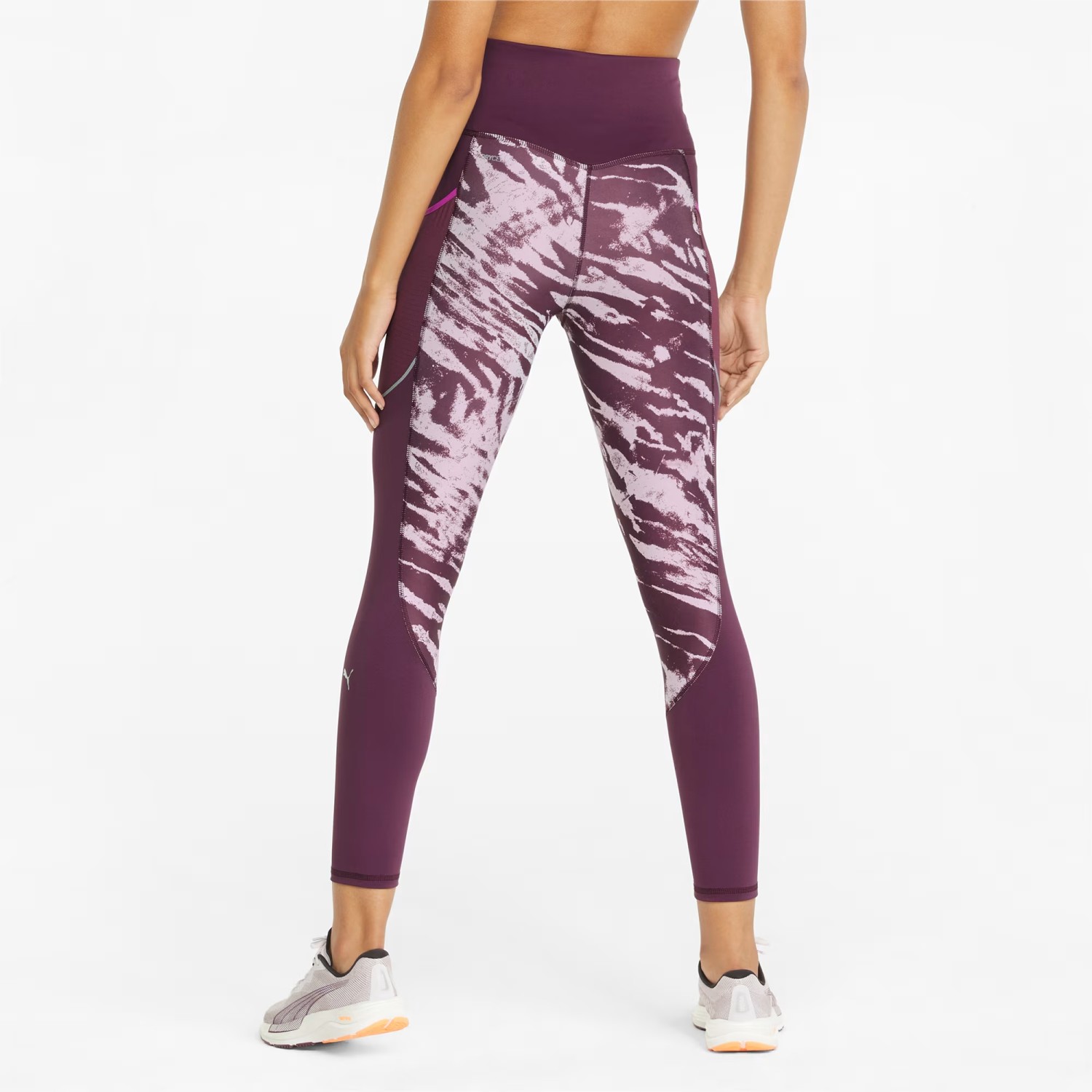 Puma Graphic Running Γυναικείο Cropped Κολάν Ψηλόμεσο