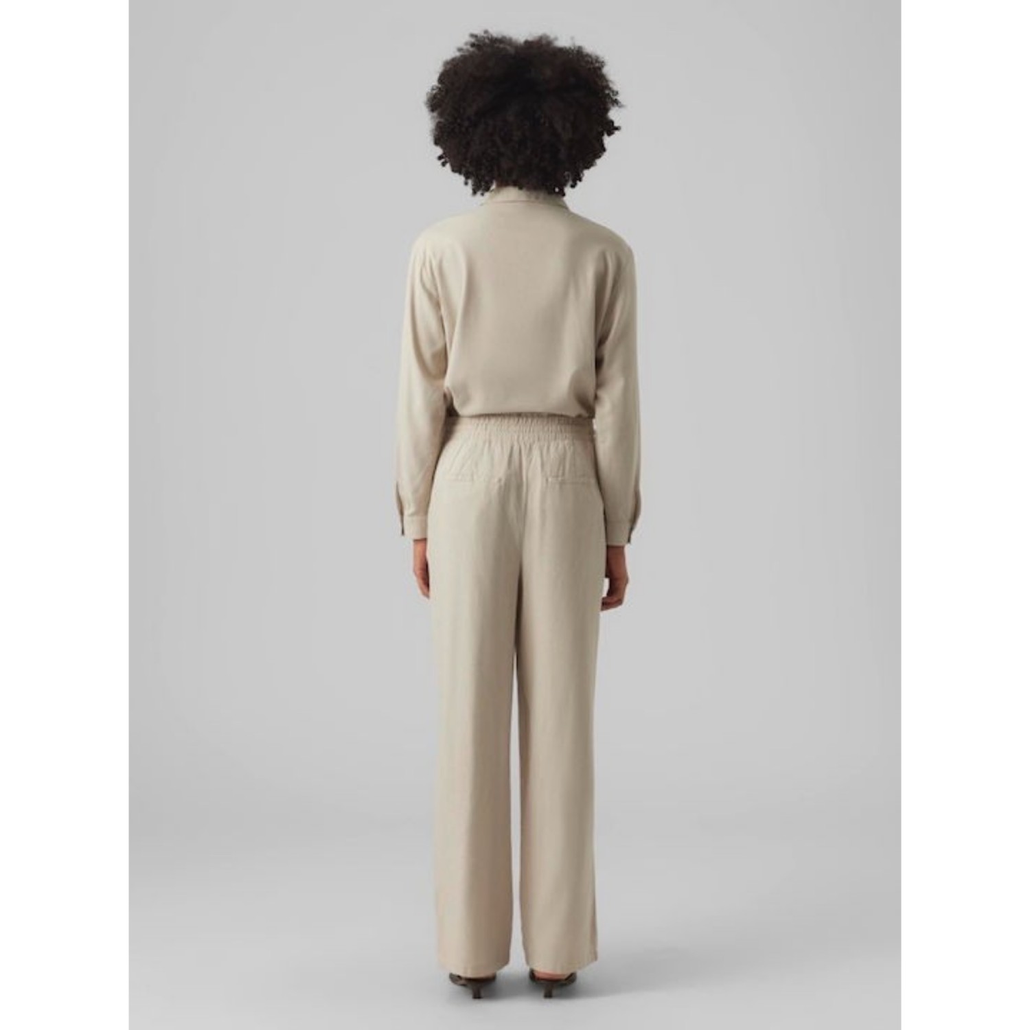 Vero Moda Παντελόνι Μεσαίας Μέσης