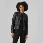 Vero Moda Favodona Κοντό Γυναικείο Μπουφάν για Χειμώνα