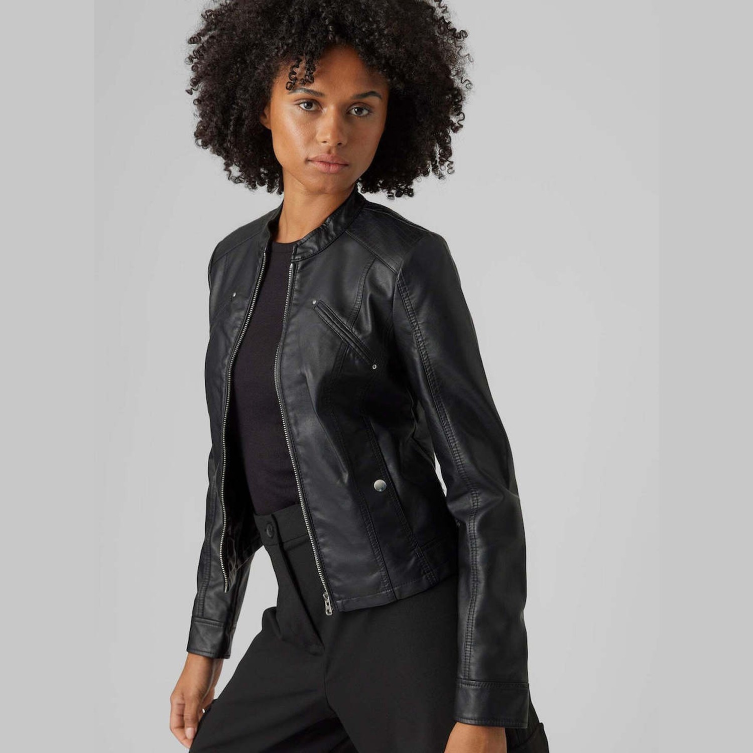Vero Moda Favodona Κοντό Γυναικείο Μπουφάν για Χειμώνα