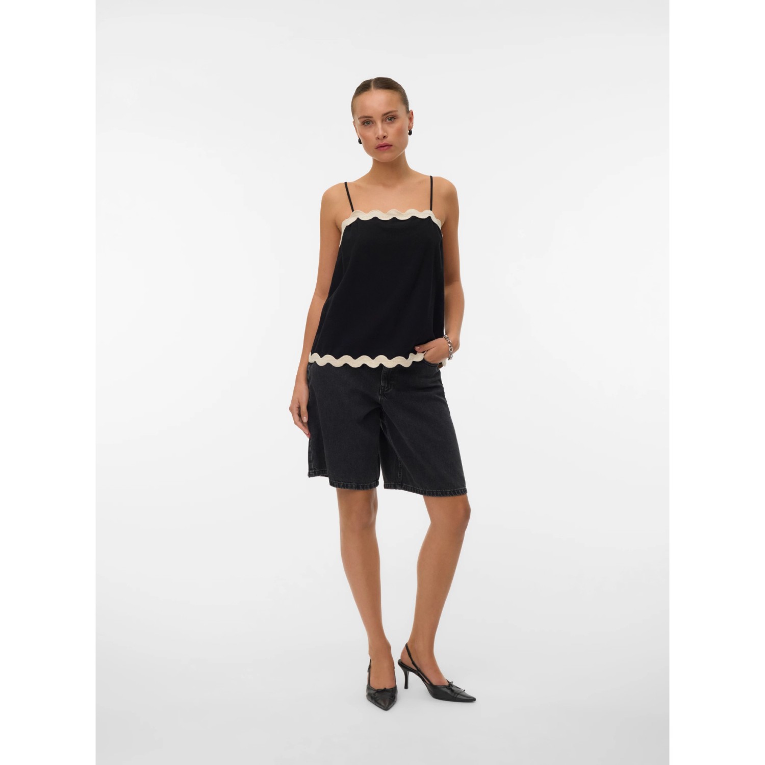 Vero Moda Γυναικεία Μπλούζα Αμάνικη