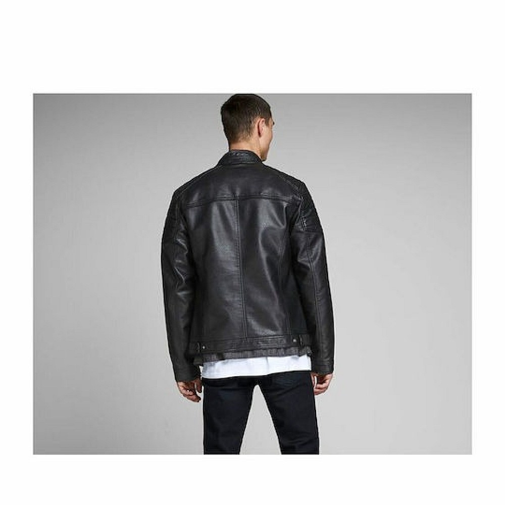 Jack & JonesΜπουφάν από Δερματίνη Biker PU