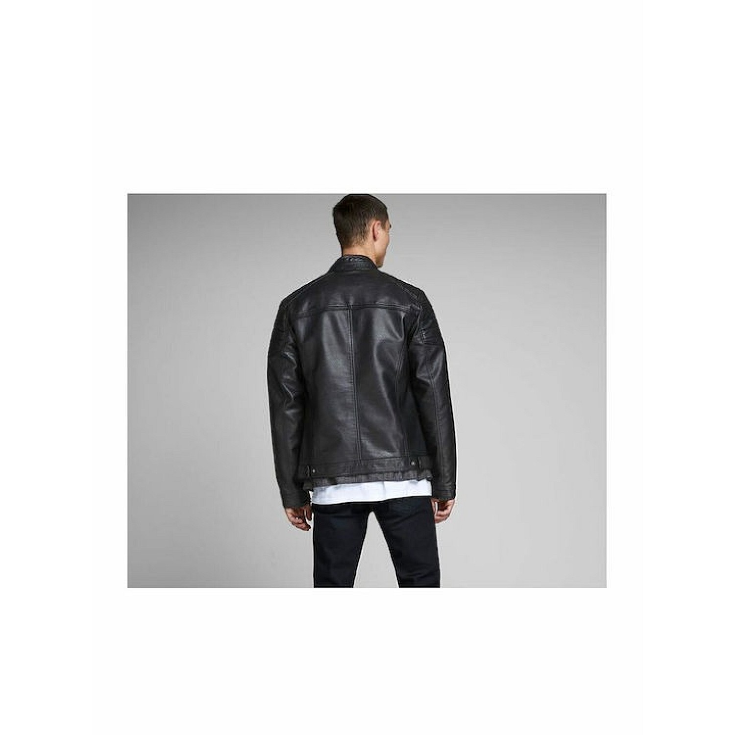 Jack & JonesΜπουφάν από Δερματίνη Biker PU