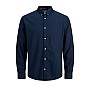 Jack & Jones Μακρυμάνικo Βαμβακερό Πουκάμισο σε Στενή Γραμμή