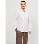 Jack & Jones Μακρυμάνικo Βαμβακερό Πουκάμισο σε Στενή Γραμμή
