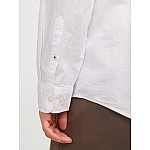 Jack & Jones Μακρυμάνικo Βαμβακερό Πουκάμισο σε Στενή Γραμμή