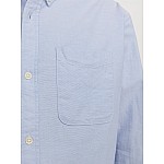 Jack & Jones Μακρυμάνικo Βαμβακερό Πουκάμισο σε Στενή Γραμμή