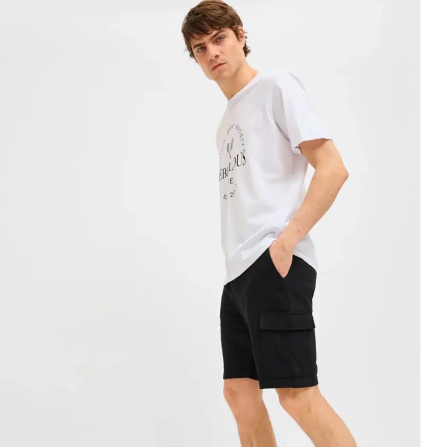 Jj Rebel Ανδρική Βερμούδα Φούτερ