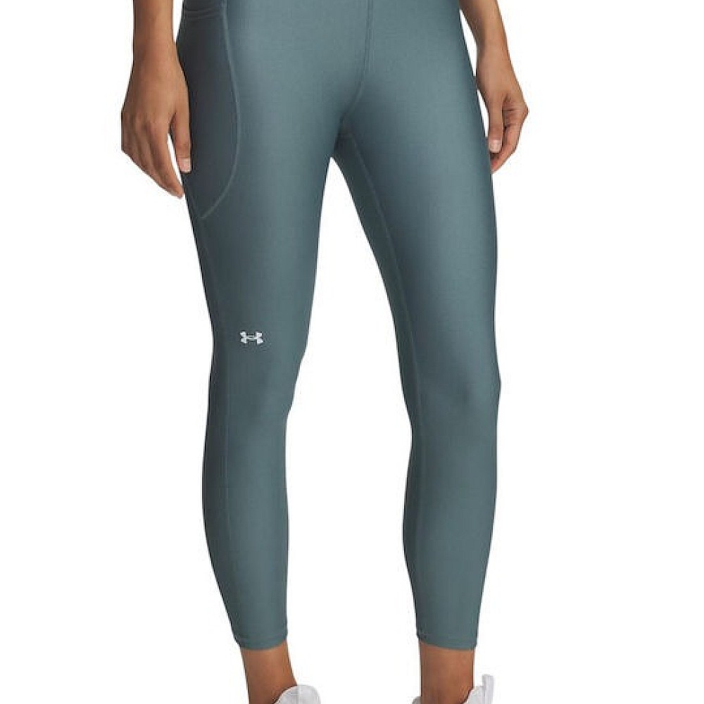 Under Armour Heat Gear 7/8 Training Γυναικείο Cropped Κολάν Γυαλιστερό & Ψηλόμεσο