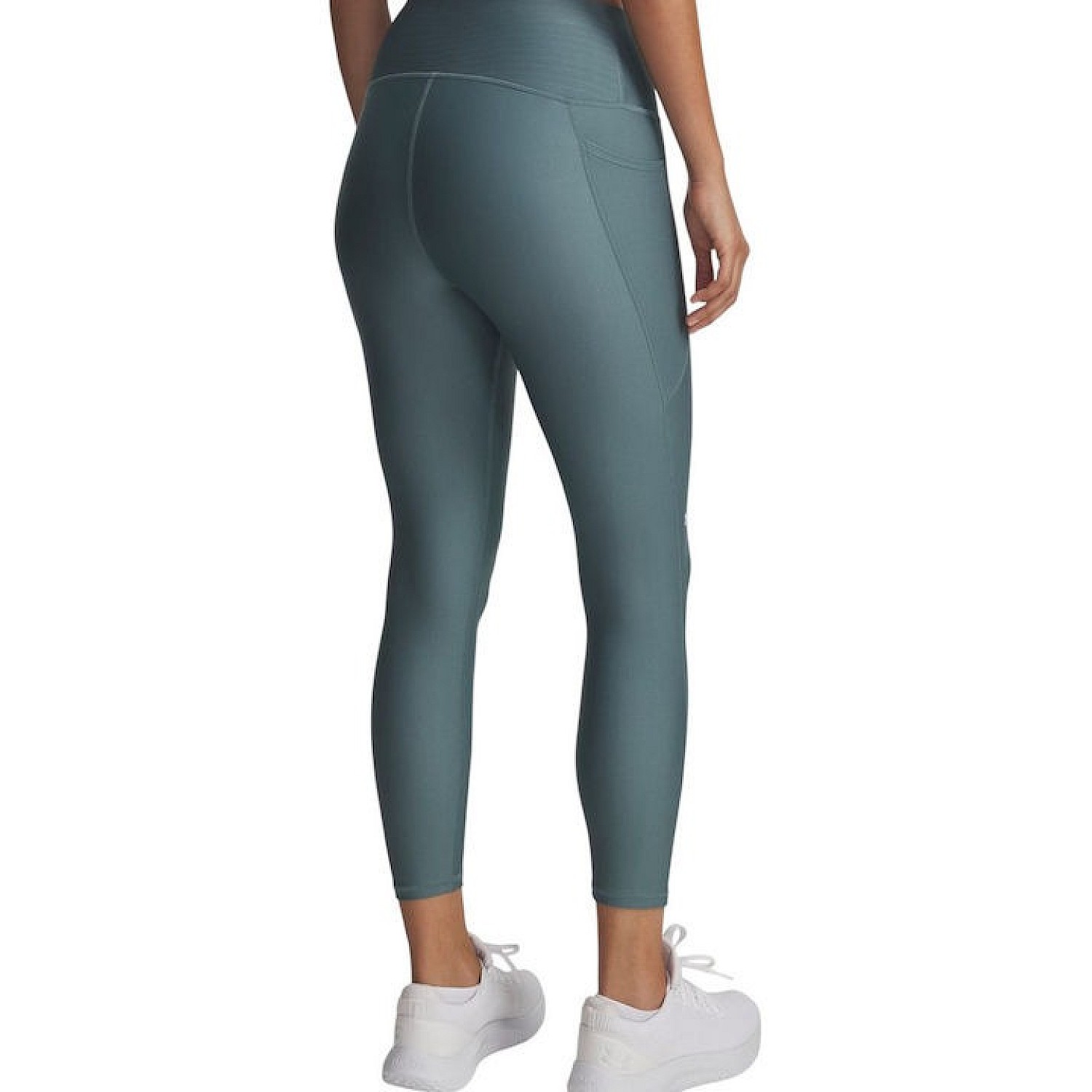 Under Armour Heat Gear 7/8 Training Γυναικείο Cropped Κολάν Γυαλιστερό & Ψηλόμεσο