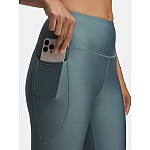 Under Armour Heat Gear 7/8 Training Γυναικείο Cropped Κολάν Γυαλιστερό & Ψηλόμεσο