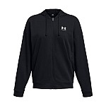 Under Armour Rival Terry Μακριά Γυναικεία Ζακέτα Φούτερ με Κουκούλα